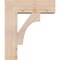 Ekena Millwork Westlake Block Smooth Bracket w/ Offset Brace, Douglas Fir, 7 1/2"W x 22"D x 26"H BKT0806X22X26WTL05SDF - alternate 3